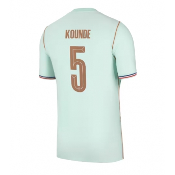 Billige Fotballdrakt Frankrike Jules Kounde #5 Replika Bortedrakt VM 2026 Kortermet